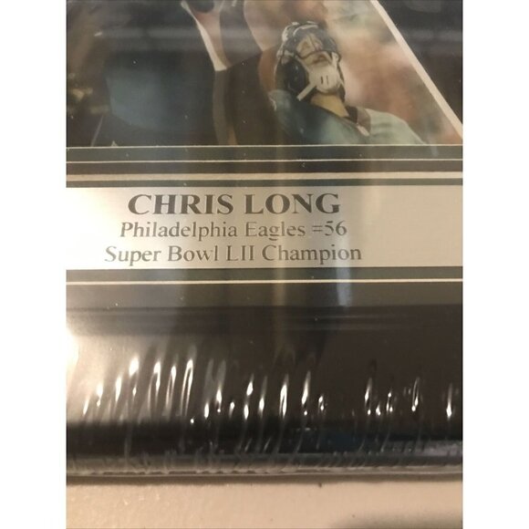 Chris Long Autograph Signed Philadelphia Eagles SB LII 8x10 Photo Framed JSA - Picture 3 of 5